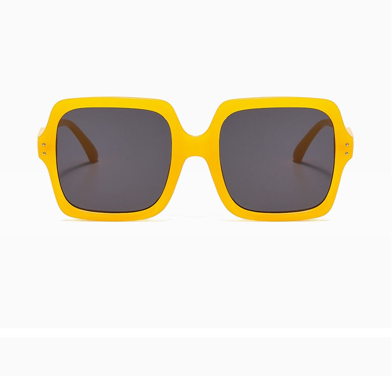 Sunglasses Female Big Face Sunglasses Round Face Sunshade