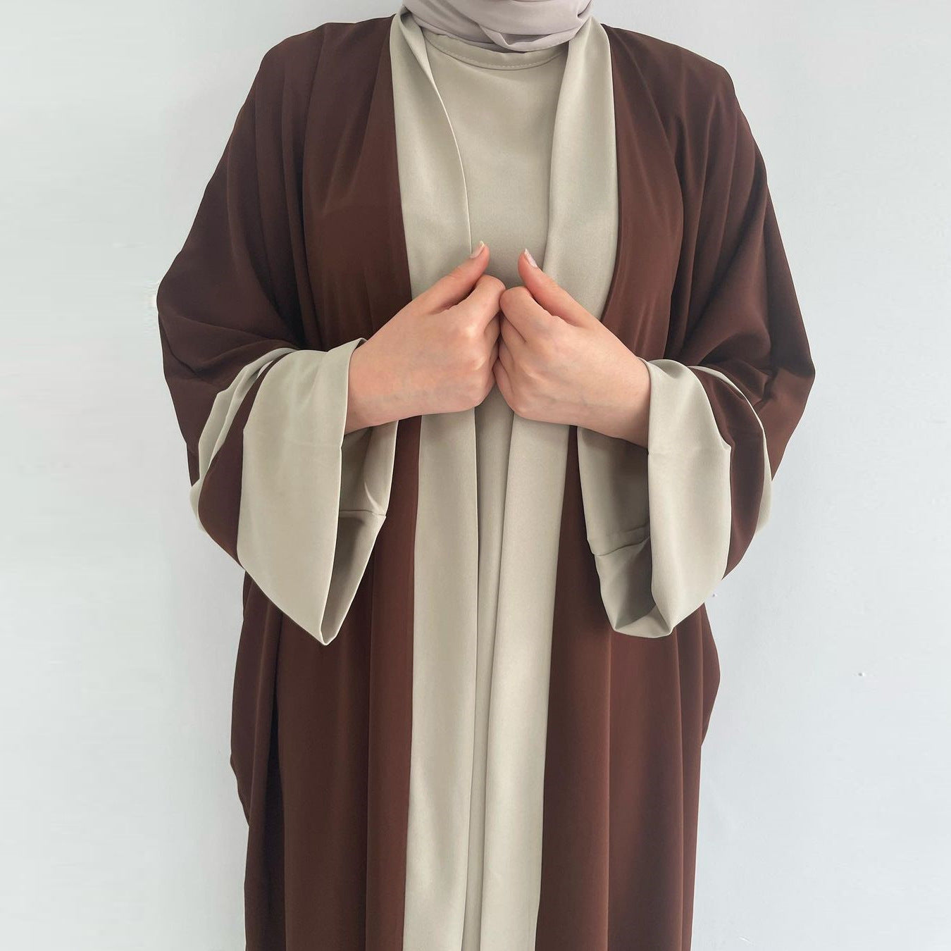 Women's Long Dress Two-piece Abaya