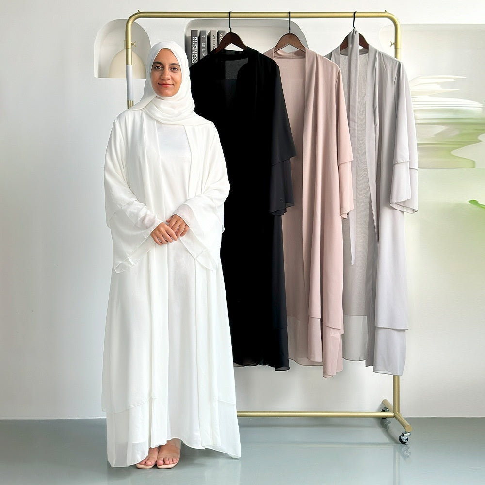 Abaya Dress Breathable Women's Cardigan Robe