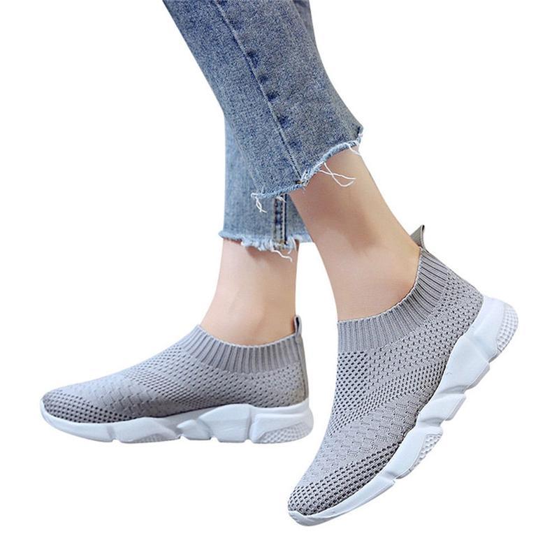 Woman Footwear Sport Athletic Unisex Breathable Mesh Female Sneakers