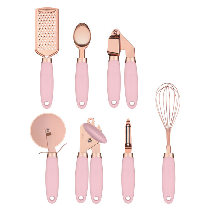 Kitchen Household Peeler Gadget Copper Plated Set