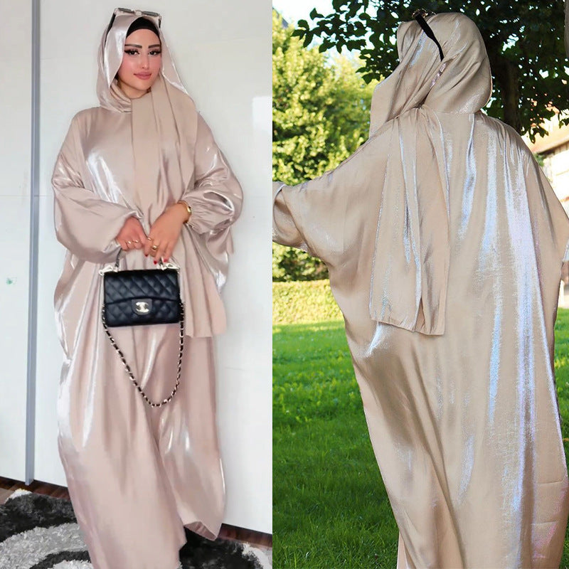 Abaya & Hijab Set Women's Clothing With Headscarf