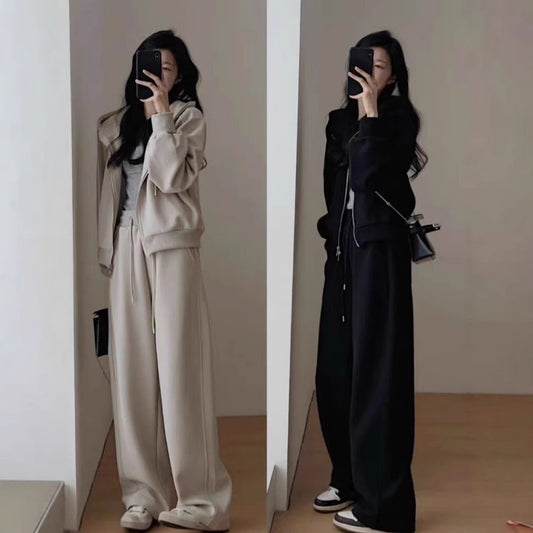 Idle Style Spring Leisure Sports Two-piece Set