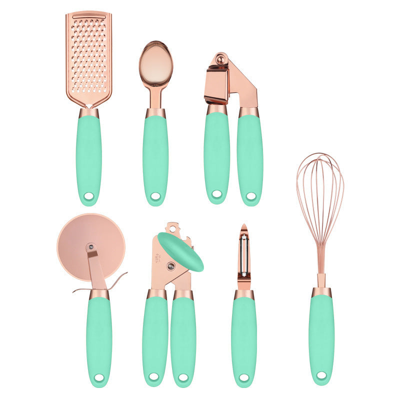 Kitchen Household Peeler Gadget Copper Plated Set