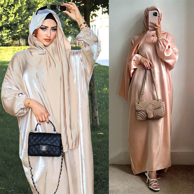 Abaya & Hijab Set Women's Clothing With Headscarf