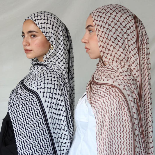 Women's keffiyeh scarf