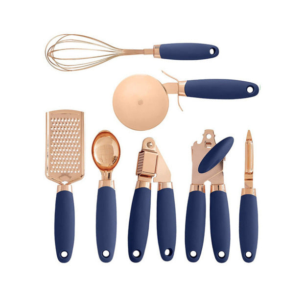 Kitchen Household Peeler Gadget Copper Plated Set