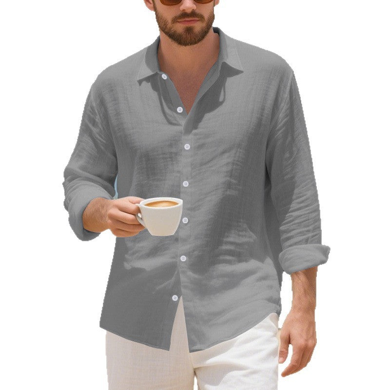 Linen American Style Loose Casual Shirt